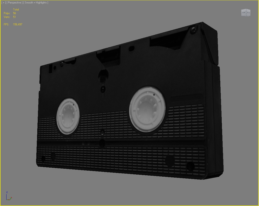 vhs tape 3d model