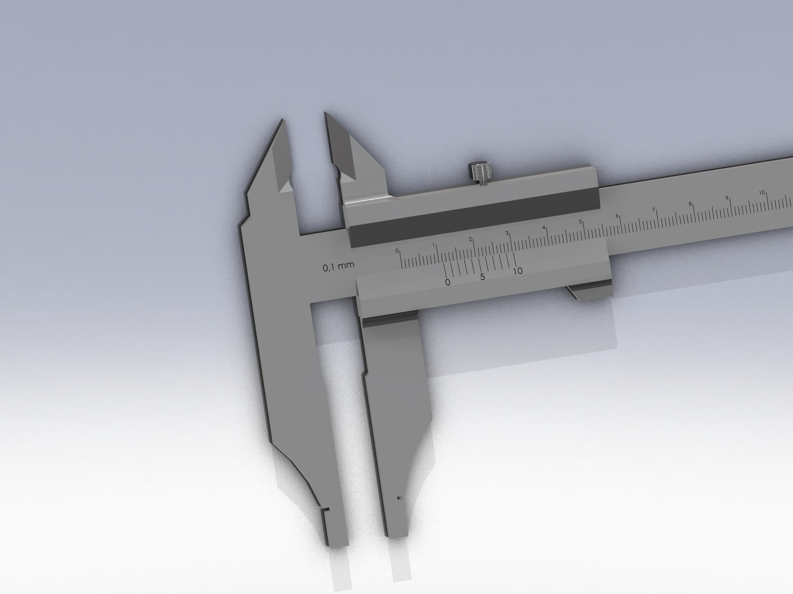 3d sliding caliper