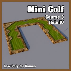 3ds max mini golf hole