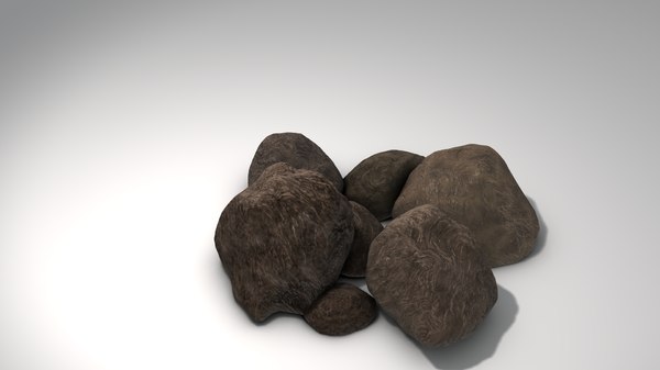 prop rocks 3d blend