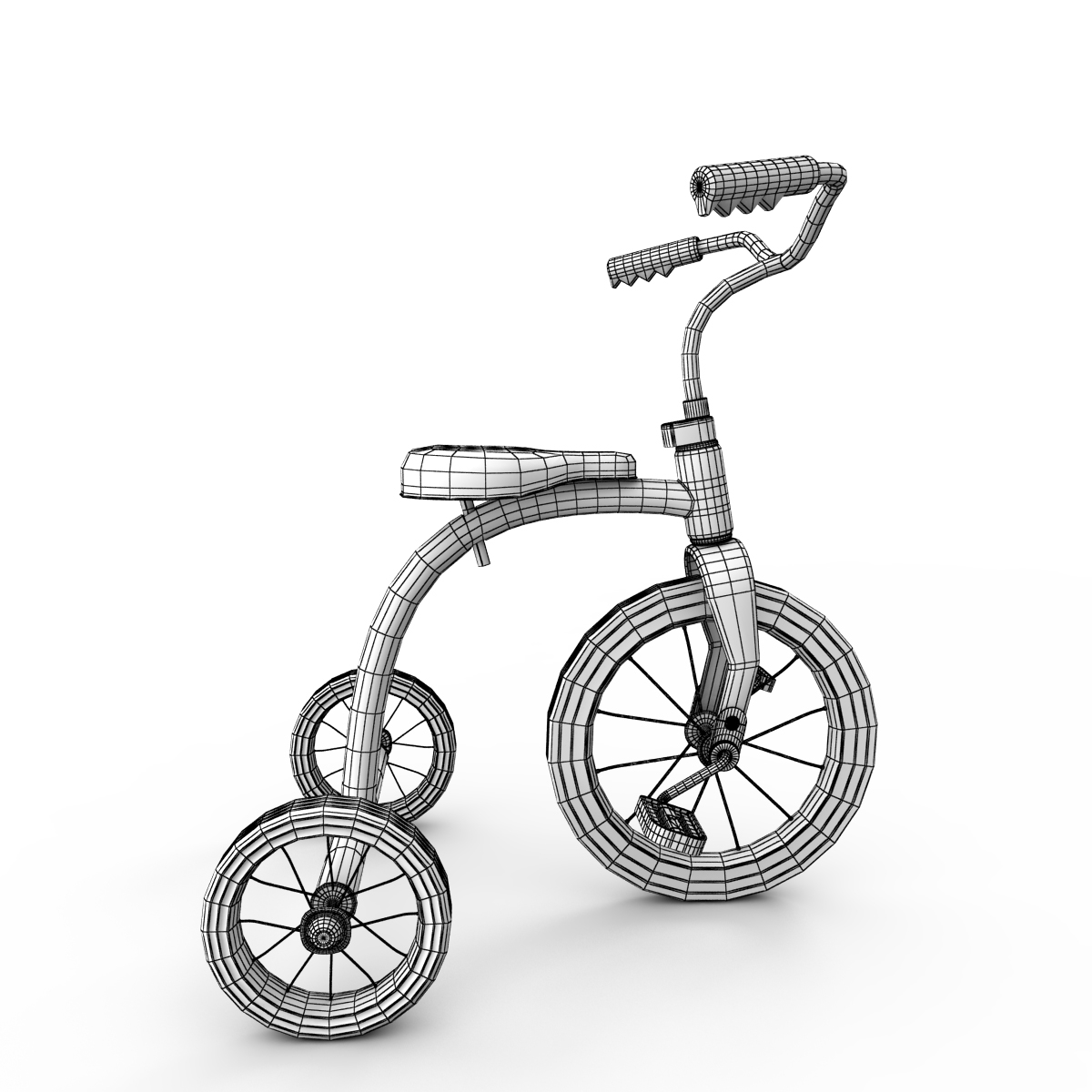 childrens tricycled 3d model