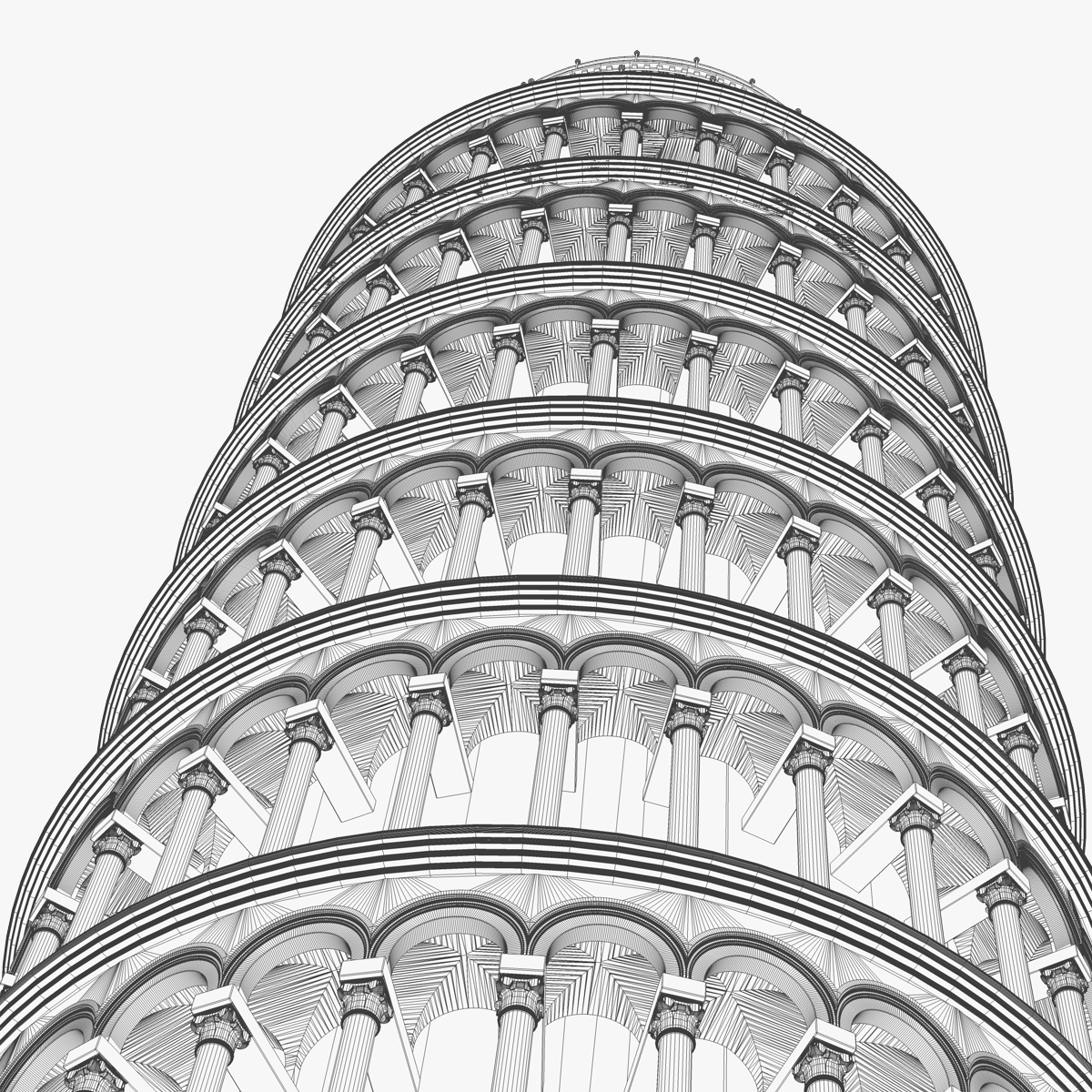 Архитектурные элементы Пизанской башни