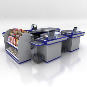 3D Cashier Models | TurboSquid