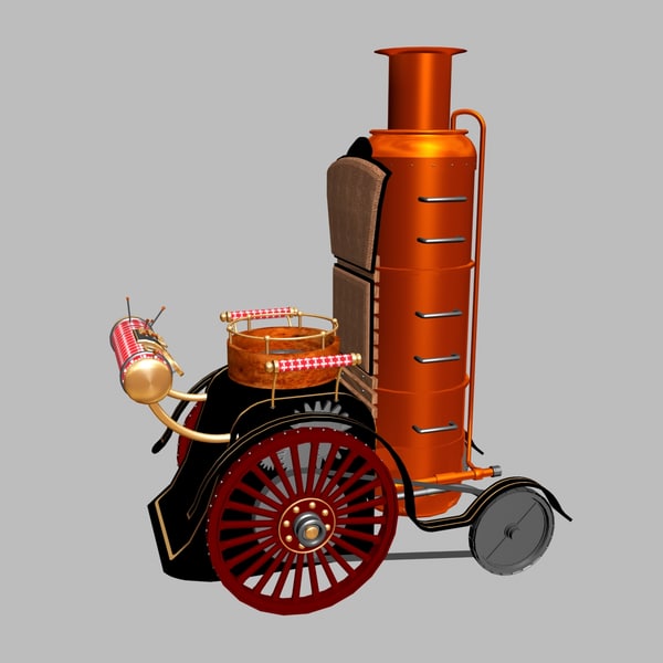 スチームパンクな車椅子3dモデル Turbosquid