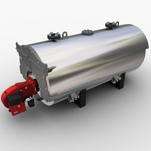 gas boiler 3d max