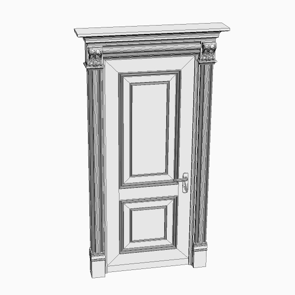 3d model door details