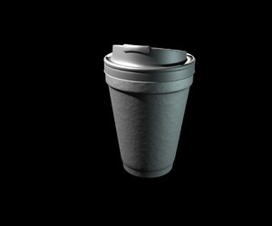 3d dunkin coffee cup model