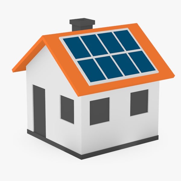 Solar model house Solar model house