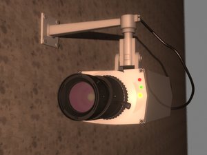 security camera 3d max