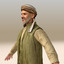 arab afghani male 3d model