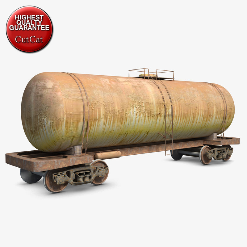 wagon cistern 3d model