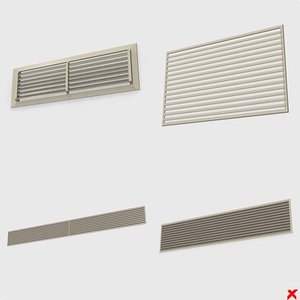 3ds max wall vents