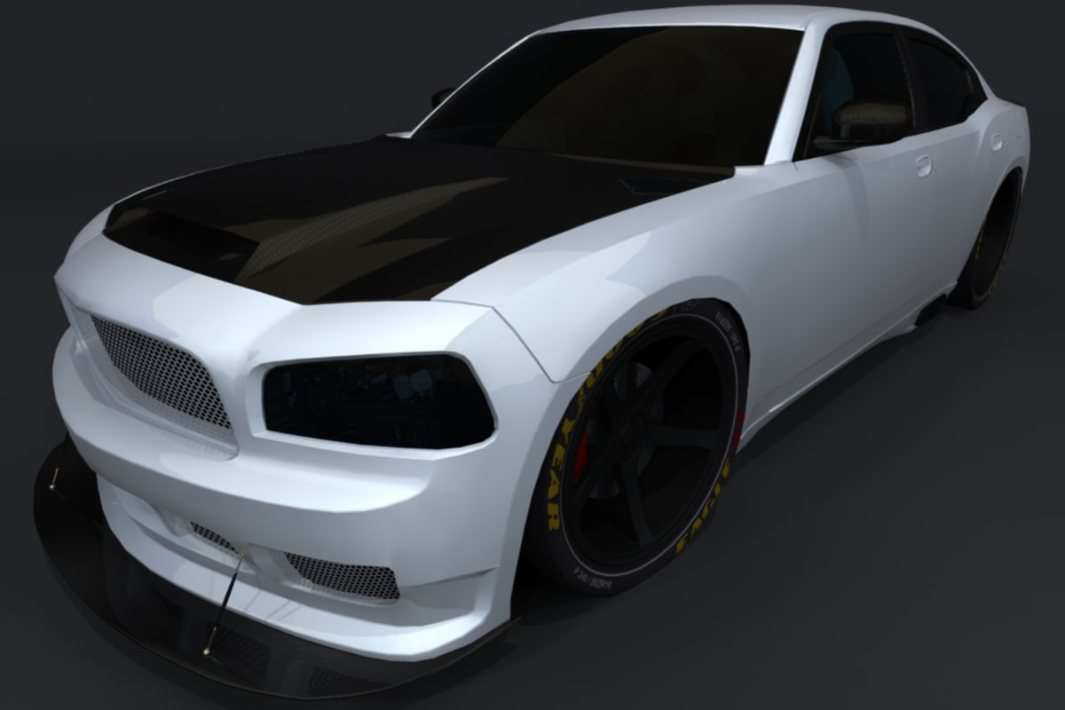 3d модель dodge