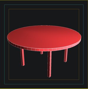 kenzo soho table 3d model
