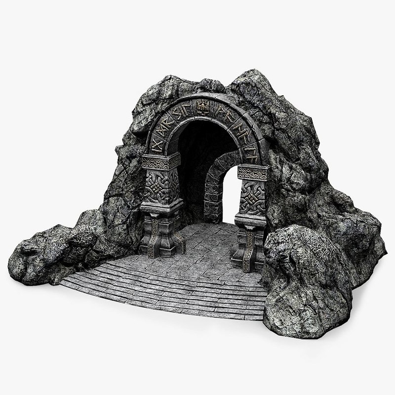 caveentrance cave entrance 3d obj