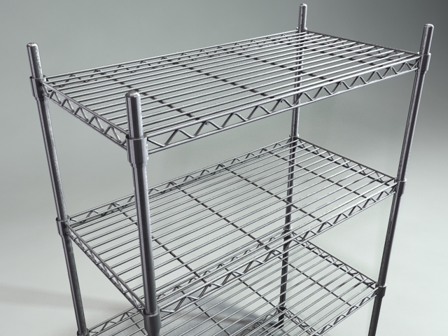 3d wire rack model