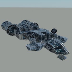 space ship 3d max
