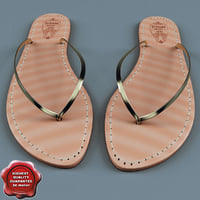 free flip  flop 3d model 