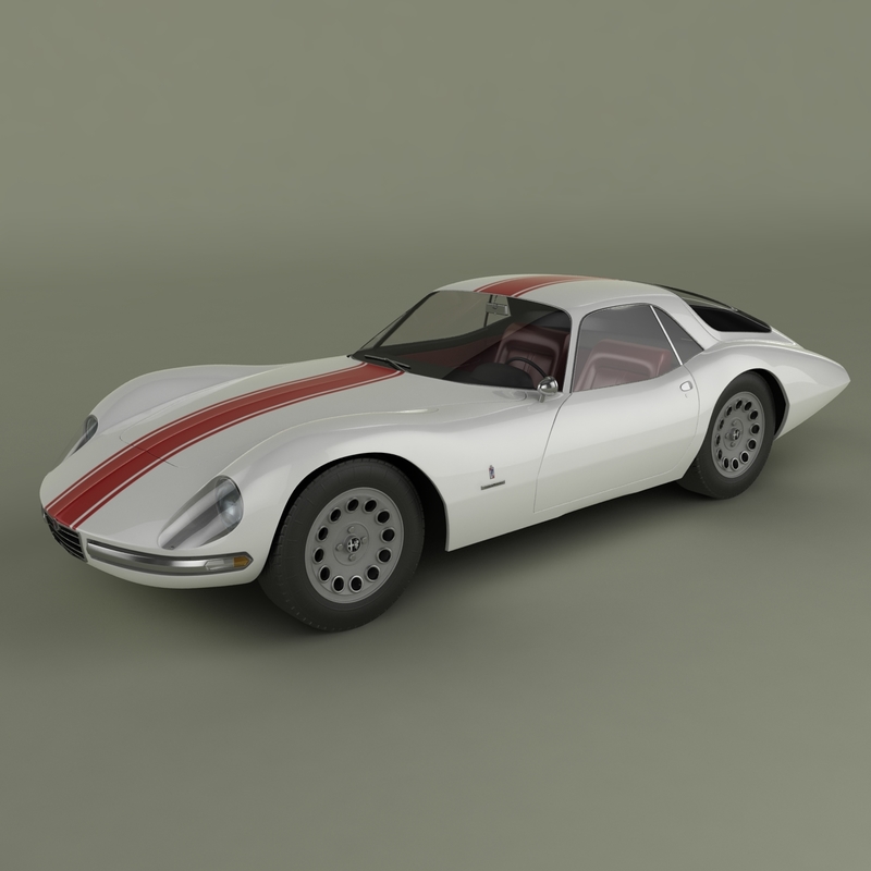 3d alfa romeo giulia 1600 model