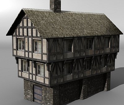 maya medieval half-timber house