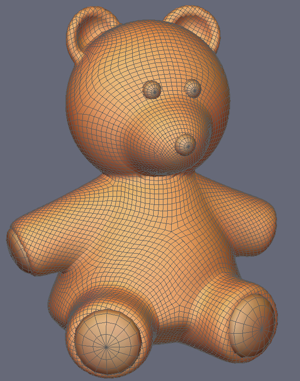 oasis teddy bear 3d