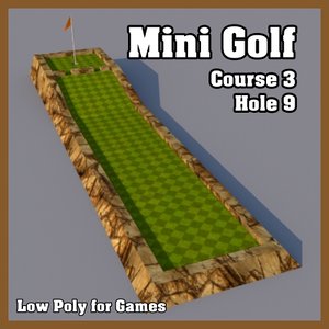 3ds max mini golf hole