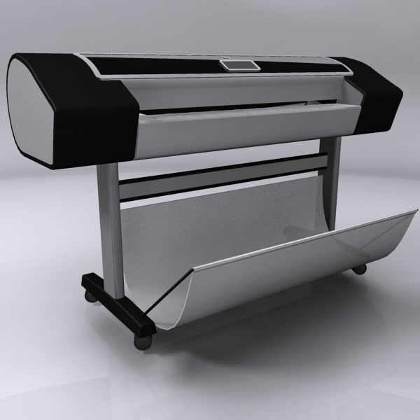 modelo 3d HP Designjet Z3200 - TurboSquid 604089