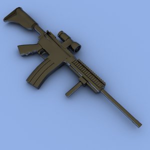 3d m4a1 assault rifle