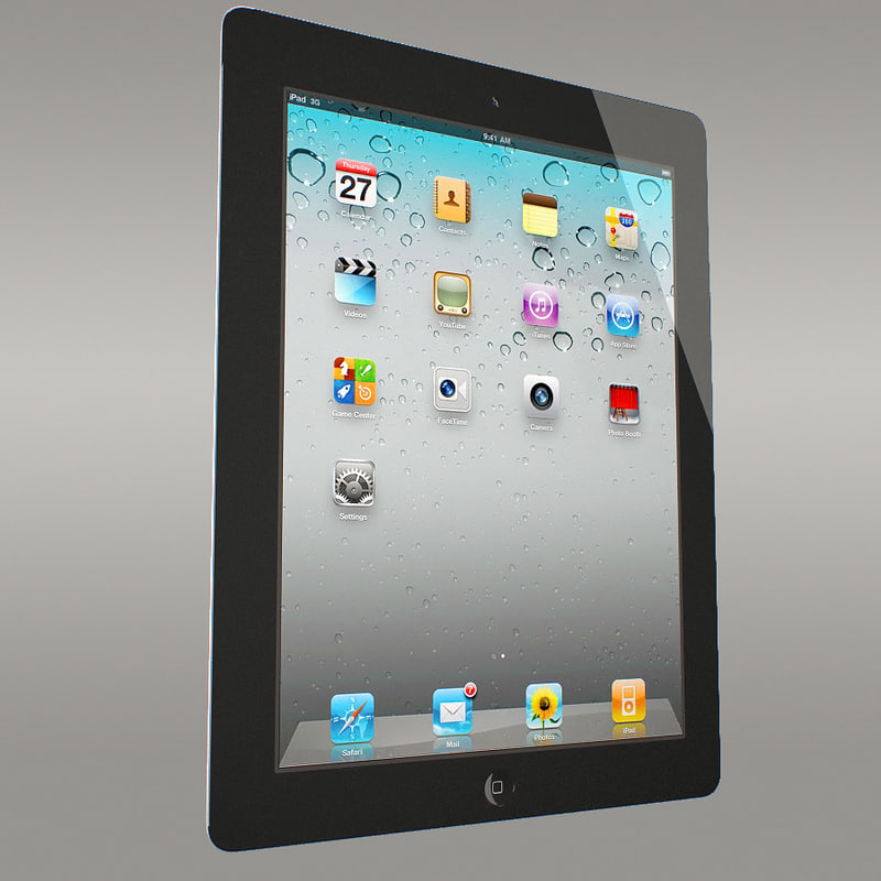 ipad-pda-3d-model