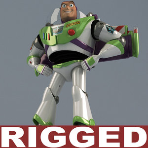 3ds max buzz lightyear rigged