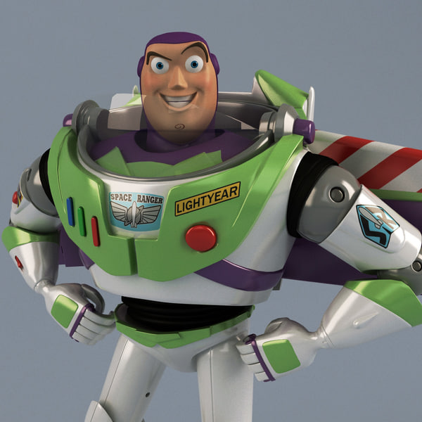 3ds max buzz lightyear rigged