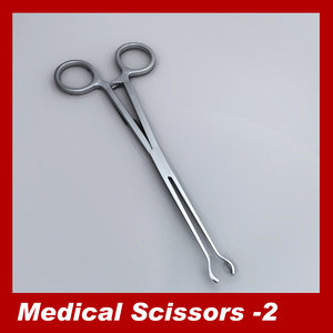 3d model medical scissor