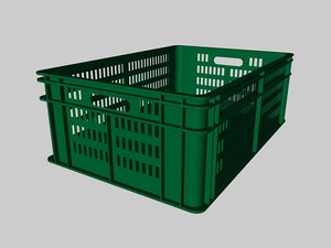 fruit crate 3d model