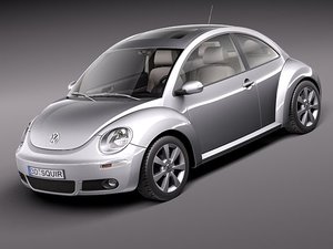 3d 3ds volkswagen beetle 2005 2011