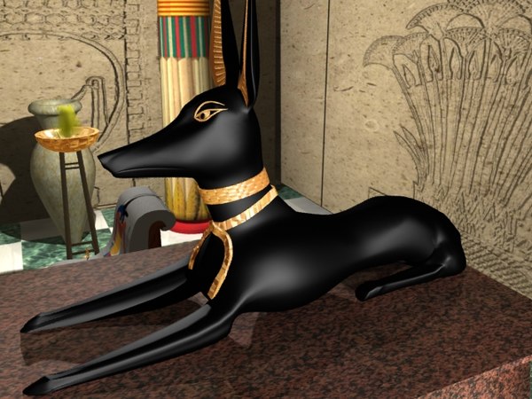 アヌビス寺院3dモデル Turbosquid