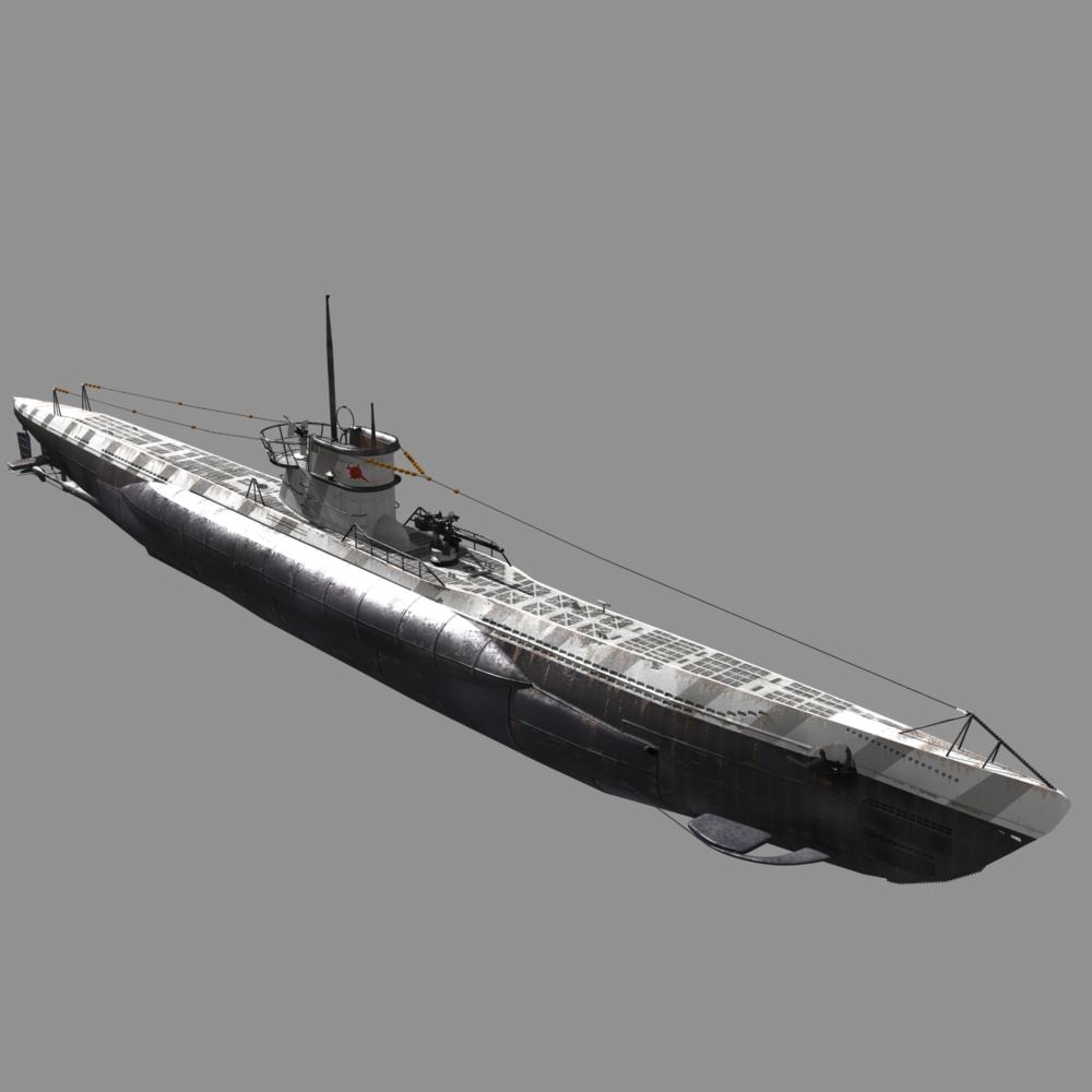 3d type viic u-boat