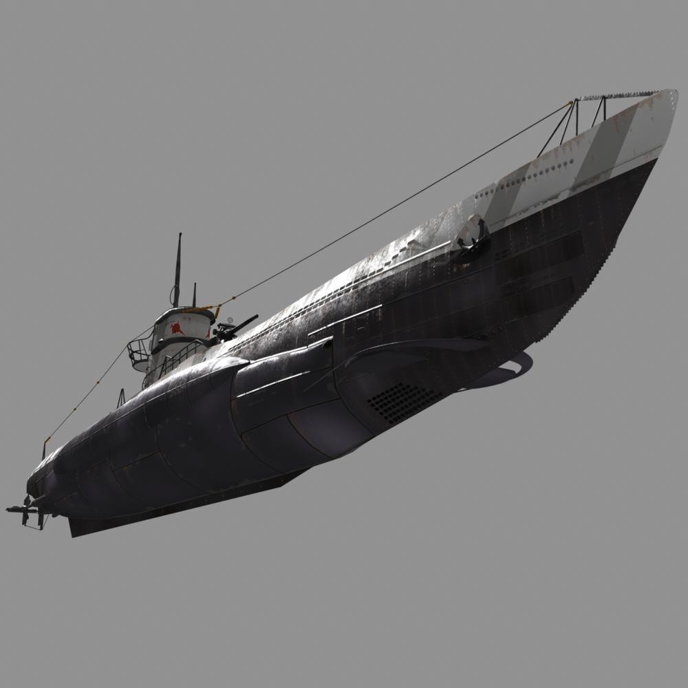 3d type viic u-boat