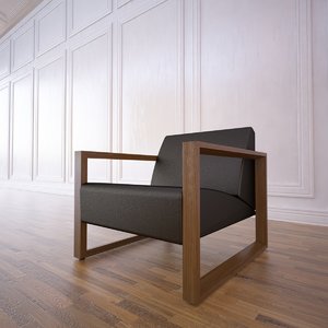 3d model of chair neutra