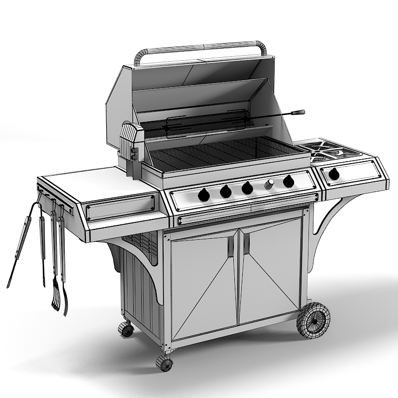 bbq enviro bistro 3d model