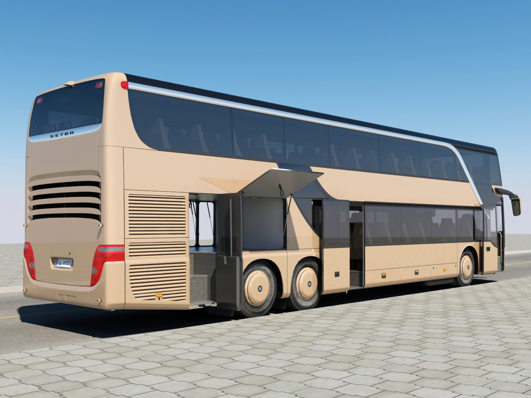 Setra S 431 3d C4d