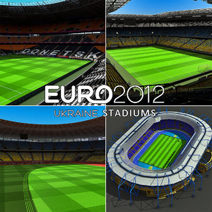 3d ukraine stadiums arena