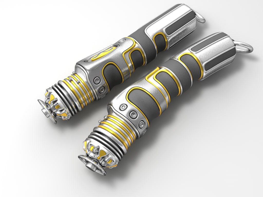 3d elegant lightsaber model