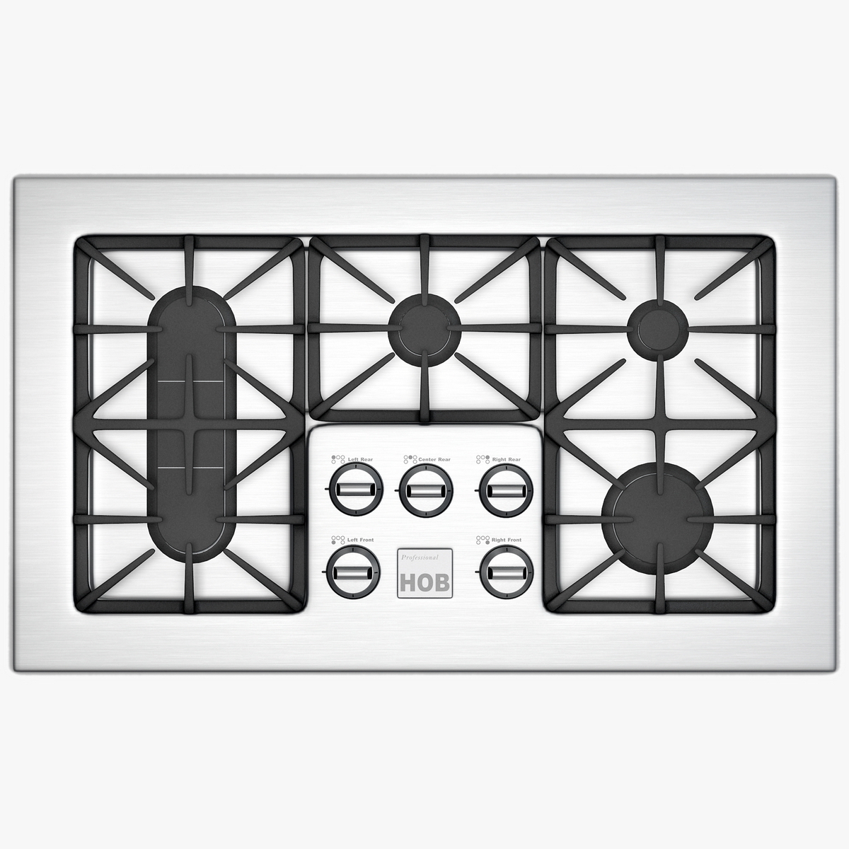 Professional Gas Cooktop Fish 3d Max