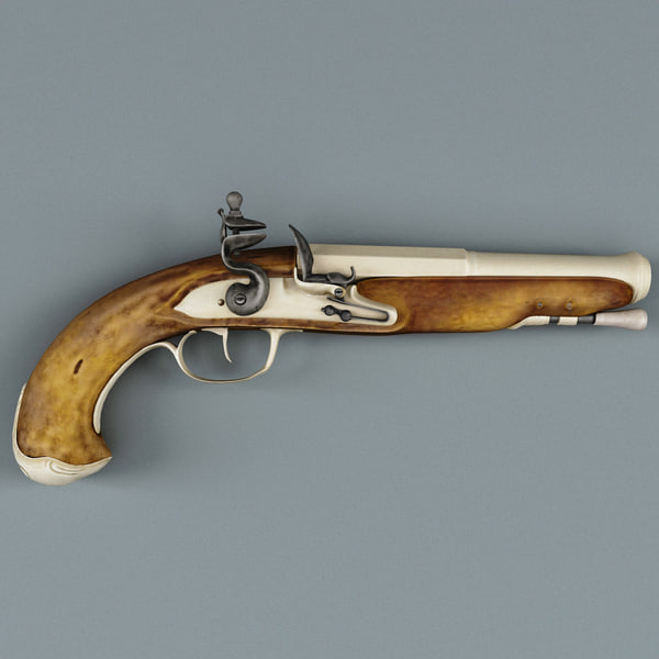 old musket pistol v2 obj