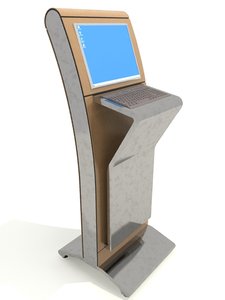 3d model interactive kiosk