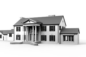 3d model elvis mansion