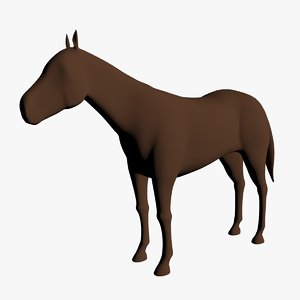 base horse 3d model