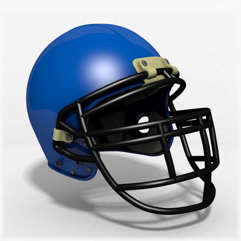 3d american football helmet model