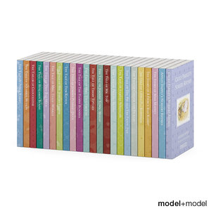 3d model children books set