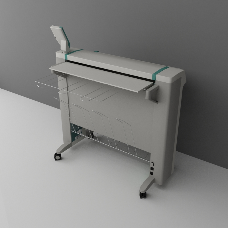 plotters oce 3d model